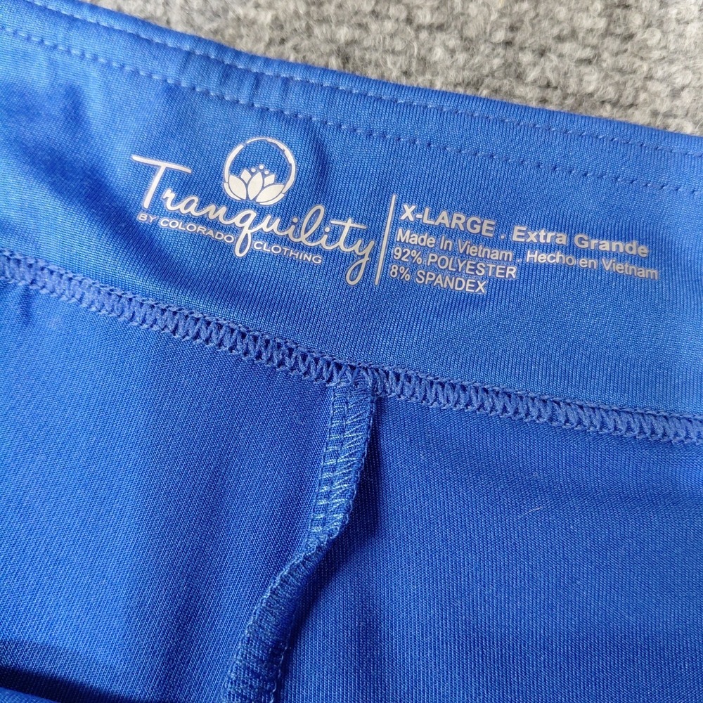 Tranquility Women Skirt Athletic Skort Size XL XLARGE Blue Green Geometric - Picture 6 of 7